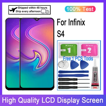 Algne Jaoks Infinix S4 X626 X626B LCD Ekraan Puutetundlik Digitizer Asendamine