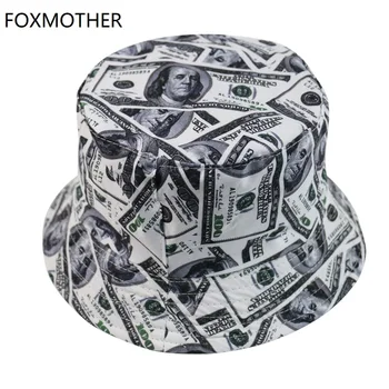 FOXMOTHER Uus Dollari Muster Chapeau Femme Kalamees Müts Meeste Kopp Mütsid Väljas Casquette