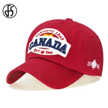 FS Brändi Valge Punane vahtraleht Kanada Baseball Caps Meeste Streetwear Naiste ühise Põllumajanduspoliitika Snapback Hip Hop Isa Müts Gorras Para Mujer