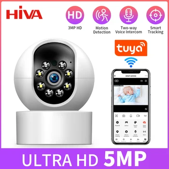 HIVA Wifi IP Kaamera 1080P Nutikas Valve Kaamera Security Siseruumide Infrapuna Öise Nägemise beebimonitor Auto Jälgimise Kaamera