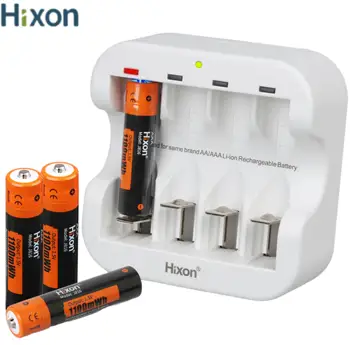 Hixon AAA 1100mWh 1,5 V Li-Ioon Laetav Aku ,Toetada Hulgi -, Taskulamp, Ventilaator , Mängu Masin, Sest Hiirt On Saadaval