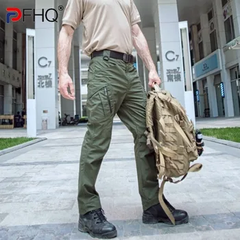 PFHQ Sõjalise Tactical Püksid Meestele Multi-tasku Võidelda Armee Mees Veekindel Kanda Vastupidav Cargo Püksid Jogger Riided 21Q1511