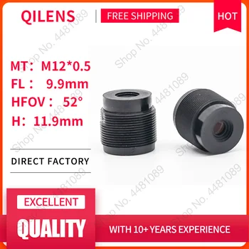 QILENS 2Megapixel HD EFL 9.9 11.9 mm Kõrgus mm Juhatuse Objektiiv CCTV Turvalisus IP Kaamera M12*0.5 Mount lainurk
