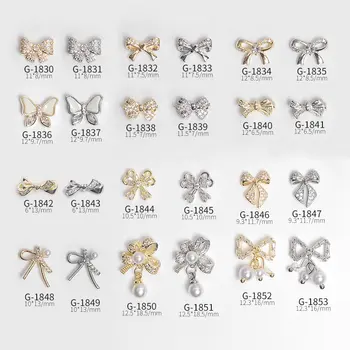 10tk/palju 3D Kawaii Vibu Tsirkoon Kristallid Metalli Sulam Kive Jewelry Nail Art Kaunistused Küüned Tarvikud Võlusid Tarvikud