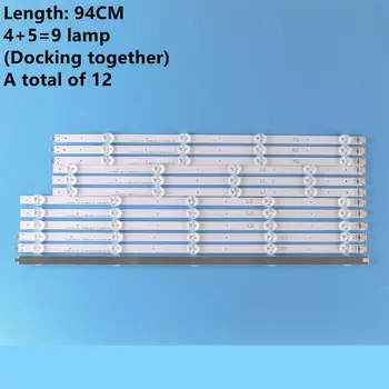 12tk LED-Taustvalgustuse Lampide ribad LIG 47