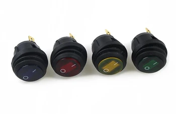 1TK KCD1 Ring Veekindel-Off 3Pin Lamp Ring Rocker-Lüliti 10(6)A 250VAC 125V Korter vöö LED lamp