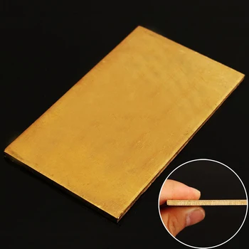 1tk Messing Metall-Õhukesed Lehed Pleki Keevitamiseks Metallitöö Käsitöö DIY Vahend 60*100*3mm