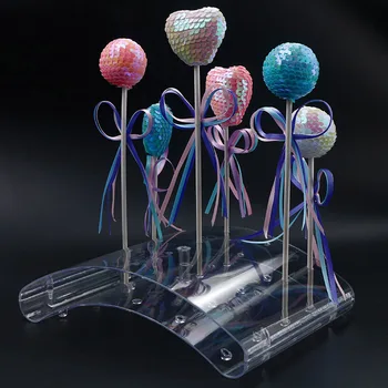 20 Augud Lollipop Kaare Kujuline vitriin Omanik DIY šokolaadikook Vahend Lollipop Toetada Kook Lapsed Köögi Poole Kaunistada