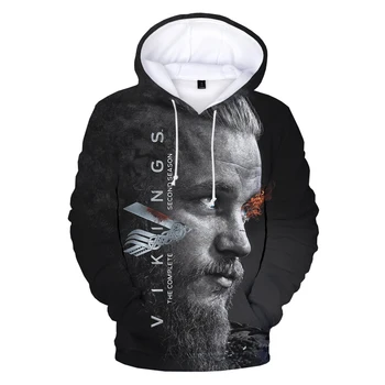 2021 Uus Viikingid Ragnar Lothbrok 3D-3D-Topp Pullover Pusa ümber Kaela 3D-Topp Pullover Mood Meeste/naiste Pulloverid
