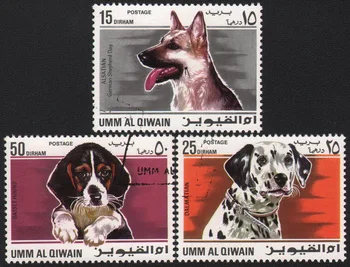 3tk/Set Umgawan Post Margid 1967 Kuulus Koerte Pet Kasutada Postitada Märgitud postmarkide Kogumine