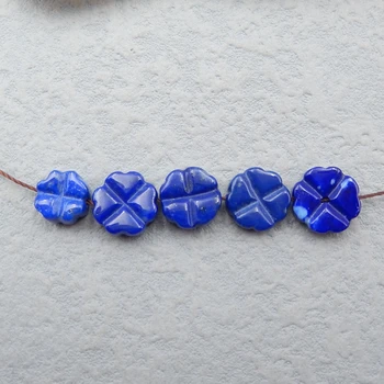 5pcsWholesale gemstone,Looduslikud Kalliskivid Lapis Lazuli Käsi Kohandatud Võlusid Cabochon10x3/4mm8x5mm4.3g