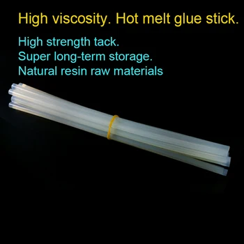 5TK 7mm x 27cm Pikkus Hot Melt Glue Stick Poolläbipaistev Power Glue Gun Liim Kodus DIY Tööstus-Remont