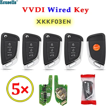 5tk/Palju Xhorse XK Seeria Universal Remote Juhe XKKF03EN VVDI Remote Auto Võti VVDI2 / VVDI Mini / Peamine Vahend Max