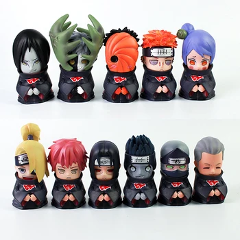 9cm Anime Naruto Shippuden Akatsuki Tegevus Joonis Itachi Valu Deidara Q Ver Kawaii Figuriin PVC Laekuva Mudel Mänguasi Lapsele Kingitus