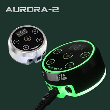 Aurora 2 Tätoveering Aku Tattoo Gun LCD Puutetundlik Tätoveering Tarnete Rootor ja Süütepool Masin Padrunid Tätoveering Toide