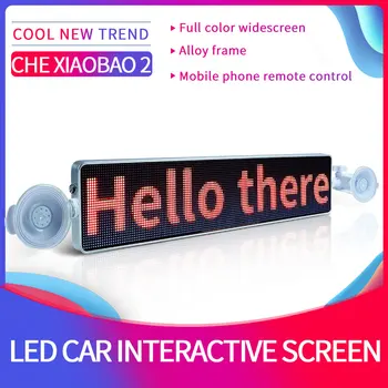 Bluetooth-programmeeritav auto LED-ekraan 12V mobiiltelefoni APP kontrolli auto tagasi aknas LED ekraan, veoauto kerimine LED-sõnumiga märk