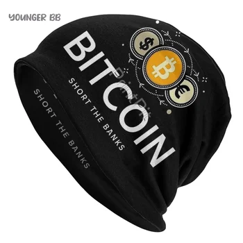 BTC Bitcoin Meeste ja Naiste Beanie Müts Pangad - Osta Bitcoin Kootud Müts Hip-Hop Earmuff Kapoti Street Skullies Beanies