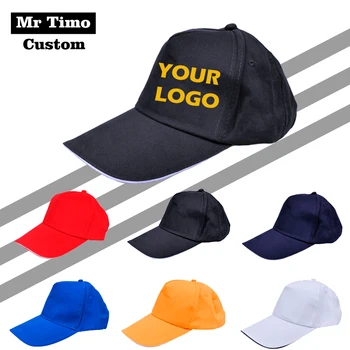 Custom Baseball Cap Printida Tekst, Logo Tikand Vabaaja Mütsid Töö Müts Puhas Värv Päike Müts Meestele Naistele