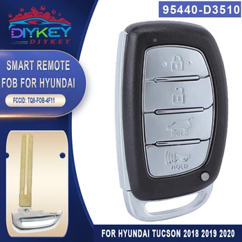 DIYKEY 95440-D3510 433MHz 4 Nuppu Smart Key Võtmeta avamis-ja Kaug Fob 2018 2019 2020 Hyundai Tucson FCCID: TQ8-FOB-4F11
