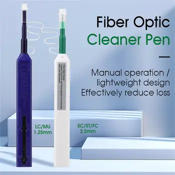 Fiber Optic Pen Cleaner 2.5 mm Lc Mu / 1.25 mm-Ks Fc St Pesa Optiline Smart Puhastus Vahend Pliiatsid Vahendid