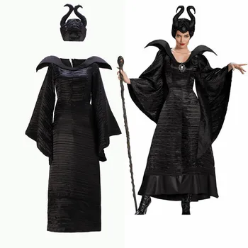 Filmi Magab Needus Kostüümid Halloween Carnival Nõid Kostüüm Ühtne Täiskasvanud Naine Fantasias Cosplay Kleit