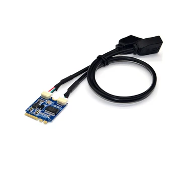 H1111Z M. 2 USB Ärkaja Kaardi M. 2 NGFF nupp A-E Dual Port USB2.0 laienduskaardi Converter Cable USB-M. 2 Ärkaja USB Kaabel, Adapter