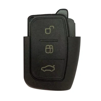jingyuqin 3 nuppu Flip Kokkuklapitavad Remote Key Shell Juhul Kaas Ford Mondeo Fiesta, Focus S-MAX FOB Võtme Kate