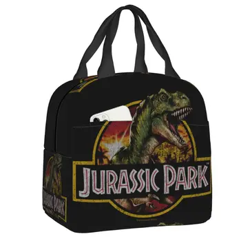Jurassic Park Resuable Lunch Box Naiste Veekindel Dinosaurus Maailma Termilise Külmik Toidu Isoleeritud Lõuna Kott Laps Kooli Lapsed
