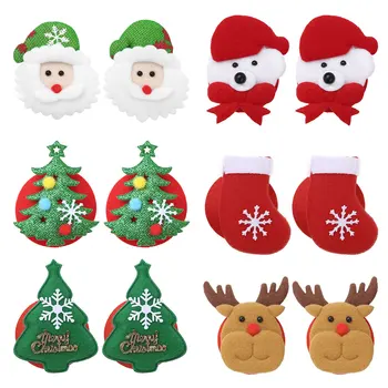 Jõulud Rindade Pirukate Tiss Kaaned on Korduvkasutatavad Liim Tiss Kleepsud Naiste Christmas Tree/Jõuluvana/Lumememm/Põder/Sokid