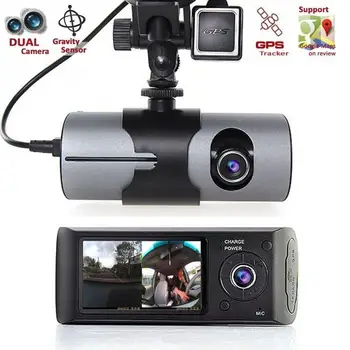 Kriips Cam XP R300M Car DVR Auto GPS Kaamera Full HD 1080P Öise Nägemise Kriips Kaamera Parkimine Jälgida Diktofon Rearview Kaamera Dashcam