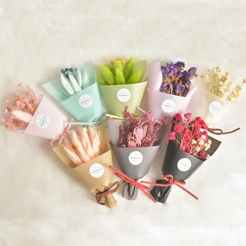 Kuivatatud Lilled Mini Segatud Kimp Pulm Kodu Kaunistamiseks Pulmad Sünnipäev, jõulupidu kinkekarbis Pakendi Aksessuaarid