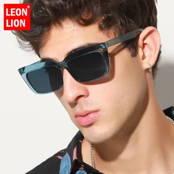 LeonLion 2021 Ristküliku Retro Päikeseprillid Meeste Vintage Prillid Meestele/Naistele Luksus Brand Prillid Meestele Peegel Gafas De Sol Mujer