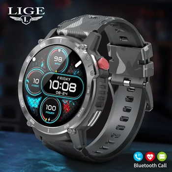 LIGE Väljas Sport Smart Watch Meeste 2023 3ATM veekindel Bluetooth Kõne 1.6 tolline Smartwatch 4G ROM Sobivus tracker Kellad