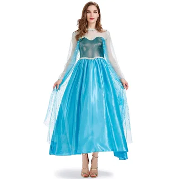 Lume Kuninganna Kostüüm muinasjutt Printsess Kostüüm Naistele Sinine Kleit Tüdruk Partei Vestidos Fantasia Täiskasvanud Naiste Halloween Riideid