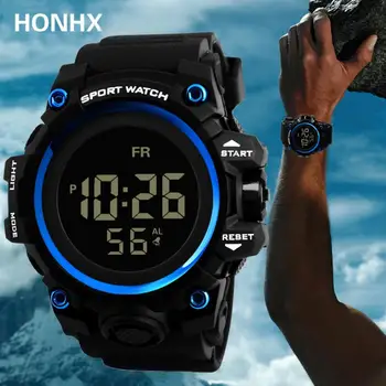 Mehed Sport Digitaalse Sport Watch LED Veekindel Ujumine Kvarts Liikumine, Dual Display Käekell Meestele Täiskasvanute Tseremoonia Kingitus