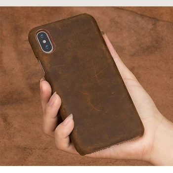 Moodne retro leather phone case for iPhone 13 xr, xs puhta värvi uus mobiiltelefon juhul sobib iphone 11 12promax juhul