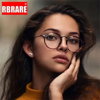 RBRARE 2021 Ringi Klaasid Raami Luksus Brand Prillid Naiste Peegel Prillid Raamid Naised/Mehed Anti Sinine Valgus Prillid Okulary