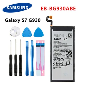 SAMSUNG Orginaal EB-BG930ABE 3000mAh Aku Samsung Galaxy S7 SM-G930F G930FD G930W G930A G930V/T G930FD G9300 +Tööriistad