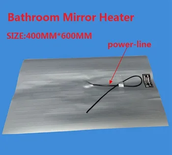 self-Advanced peegel Antifog film / elektriküte kile peegel/ vannituba klaas soojendus spetsiaalne membraan 400MM*600MM