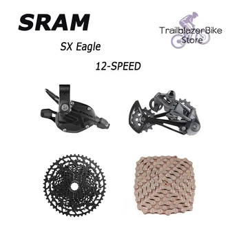SRAM SX Eagle 12V 12-SPEED Kit MTB Ratas PG-1210 PG-1230 Päikest 11-52T HG Sõita Keha Kasseti 9-50T XD Käigukangi RD Kett