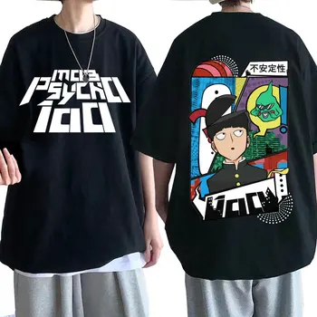 Suvel Unisex T-Särk Jaapani Anime Mob Psühho 100 Prindi Naised Mehed Liiga Tshirt Shigeo Kageyama Koomiks Manga Lühi-sleev Tees