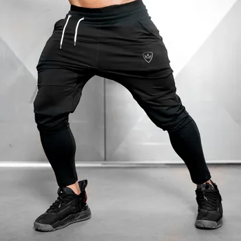 Tahke Jõusaal Sweatpants Joggers Püksid Meeste Vabaaja Püksid Meeste Fitness Sport Treening Puuvill Jälgida Püksid Kevad Sügis Spordirõivad