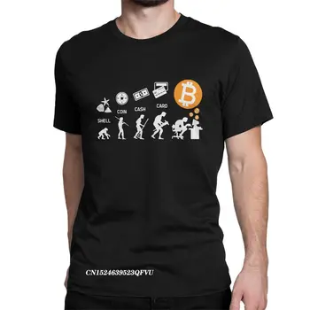 Uudne Raha Kujunemisloos Naljakas Bitcoin T-Särgid Meestele Naiste Ümber Kaela Tshirt Tee Särk Uus Saabumist Riided