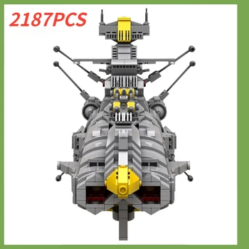 UUS 2187 TK Ruumi Lahingulaev Andromeda Sõjalise Kosmoselaev, Transport Sõiduki KES ehitusplokid Tellised DIY Mudel Mänguasjad Kingitus