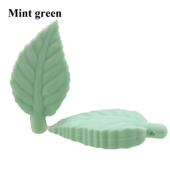 Uus Disain Silikoon Leaf Teether Ripats Toidu Silikoon DIY Kaelakee Baby Silikoonist Teether Jätab Silikoon Helmed