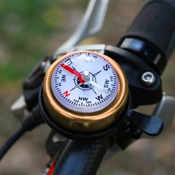 Uus Jalgratas Kompass Bell Ohutuse Väljas Jalgrattaga Jalgratta Sarv Bell Bike Metal Horn Ringi Ratsutamine Bike Jalgratta Tarvikute Kompass