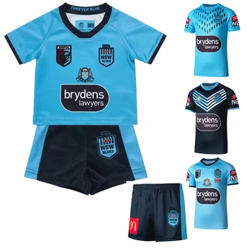 Vanus 3~13 aastat vana 2022 lapsed sobib ragbi jersey QLD PÄRITOLURIIGI NSW BLUES Lapsed noored täiskasvanud ragbi särk