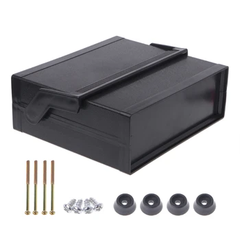 Veekindel Plastikust Elektrooniline Ruum Projekti Box Black 200x175x70mm