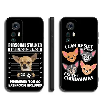 Vintage Õnnetud Chihuahua Koer Telefoni puhul Xiaomi Redmi Lisa 11 10 9C pro 10X K20 Tagasi Pehme Kaas Märkus 9A 8T K40 K30S Kate