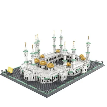 WANGE 6220 Arhitektuur Seeria Great Mosque Mecca Mudel ehitusplokid Klassikaline KES Maja Haridus Mänguasjad Lastele